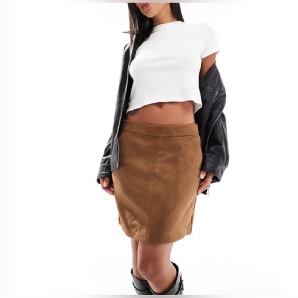 Vero Moda Brown Mini Skirt